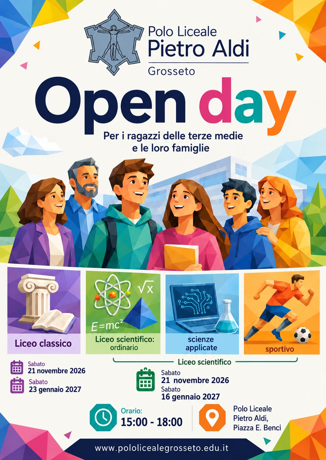 OpenDay Polo Liceale Pietro Aldi 2026-27