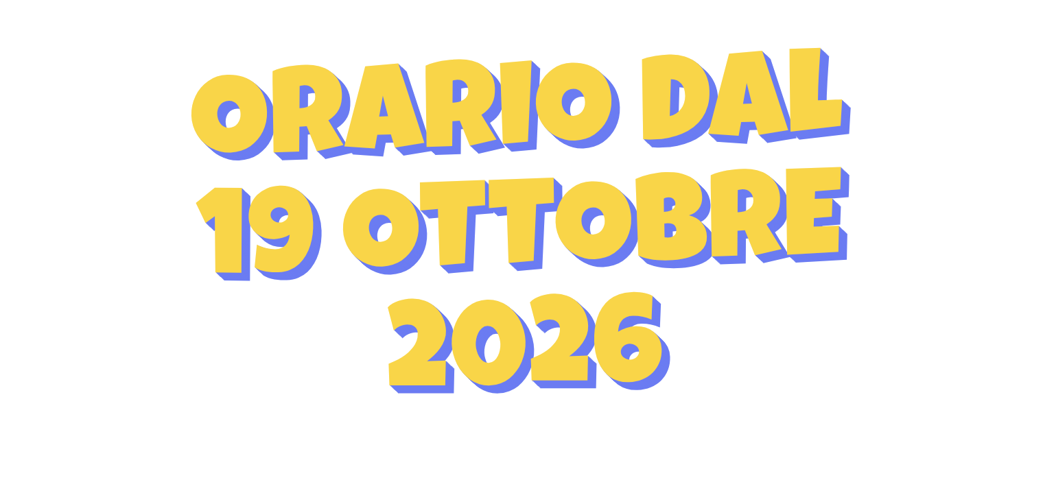 ORARIO SCOLASTICO